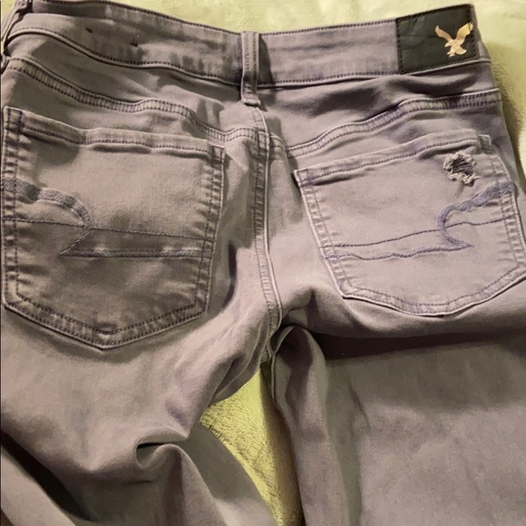 Grey distressed skinny jeans - Picture 5 of 6